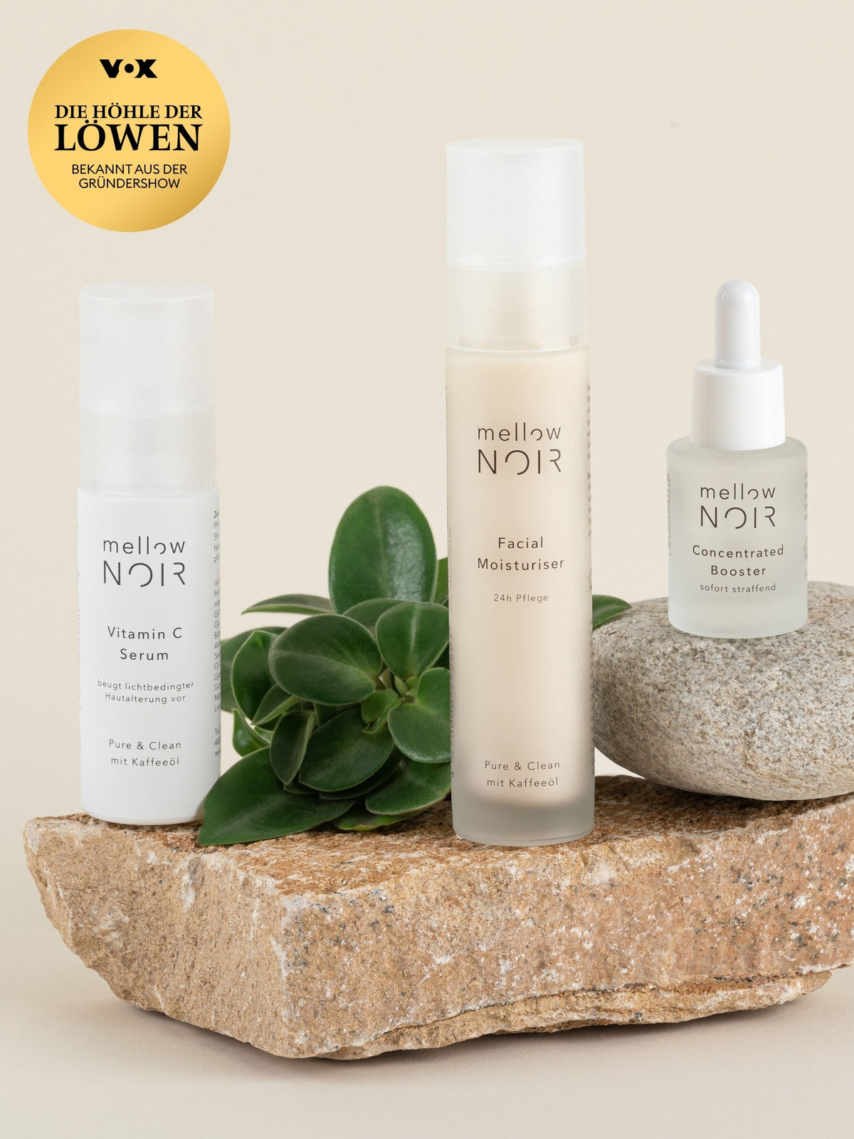 mellow NOIR Skincare Set aus Die Höhle der Löwen – 3 Produkte, 24 % günstiger mit Code